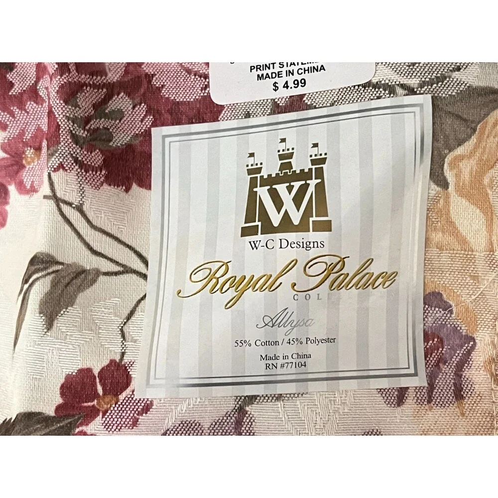 NOS Royal Palace Allysa 8 Placemats & Napkins Set Floral Cottagecore Granny Vtg